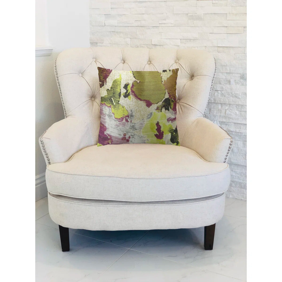 Tudor Berry Crush Handmade Rectangular Pillow Cover and Insert