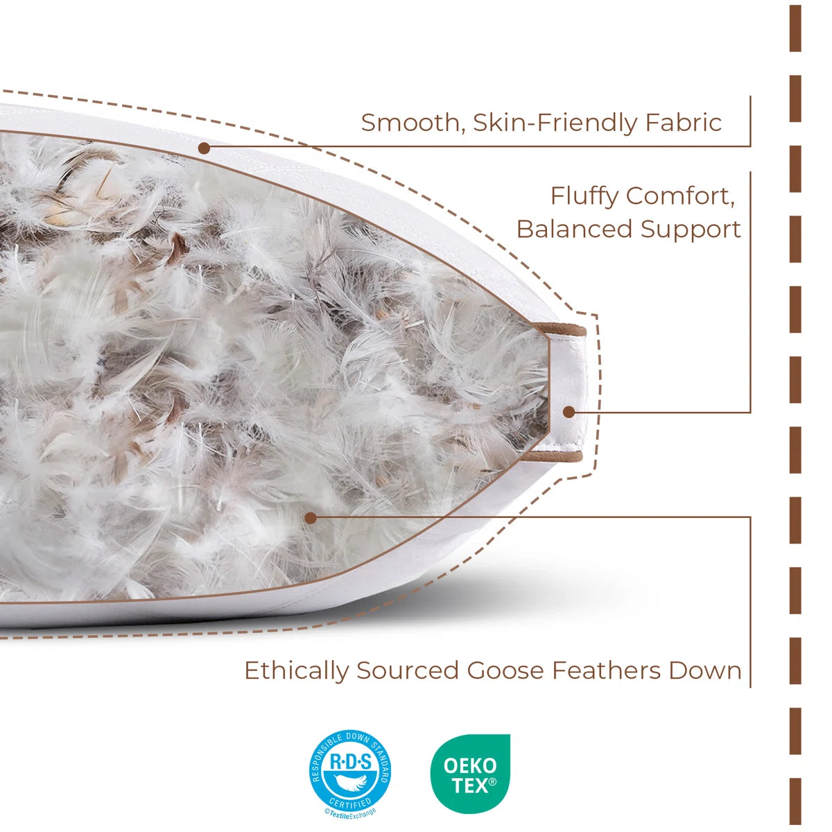 Down Blend Medium Pillow (Set of 2)